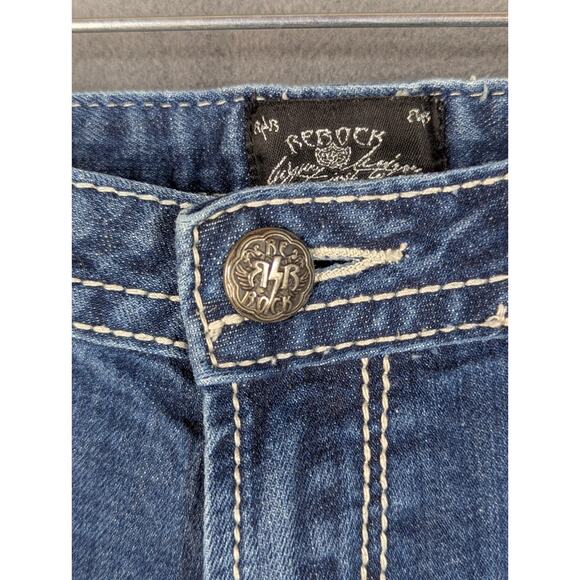 Express Women's Blue Boot Cut Jeans - Picture 5 of 16